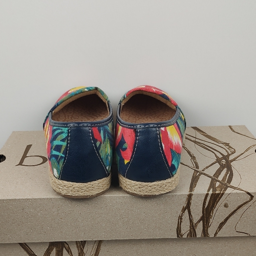 🔥HP🔥 Born Concept BOC Franki Hawaiian Print Espadrilles Shoes Women’s 6 NWB! - Picture 9 of 11